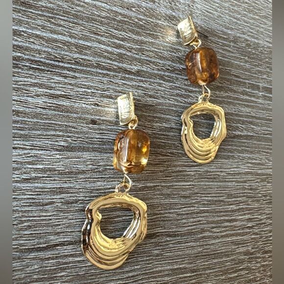 Bohemian drop earrings A504 - Picture 3 of 5